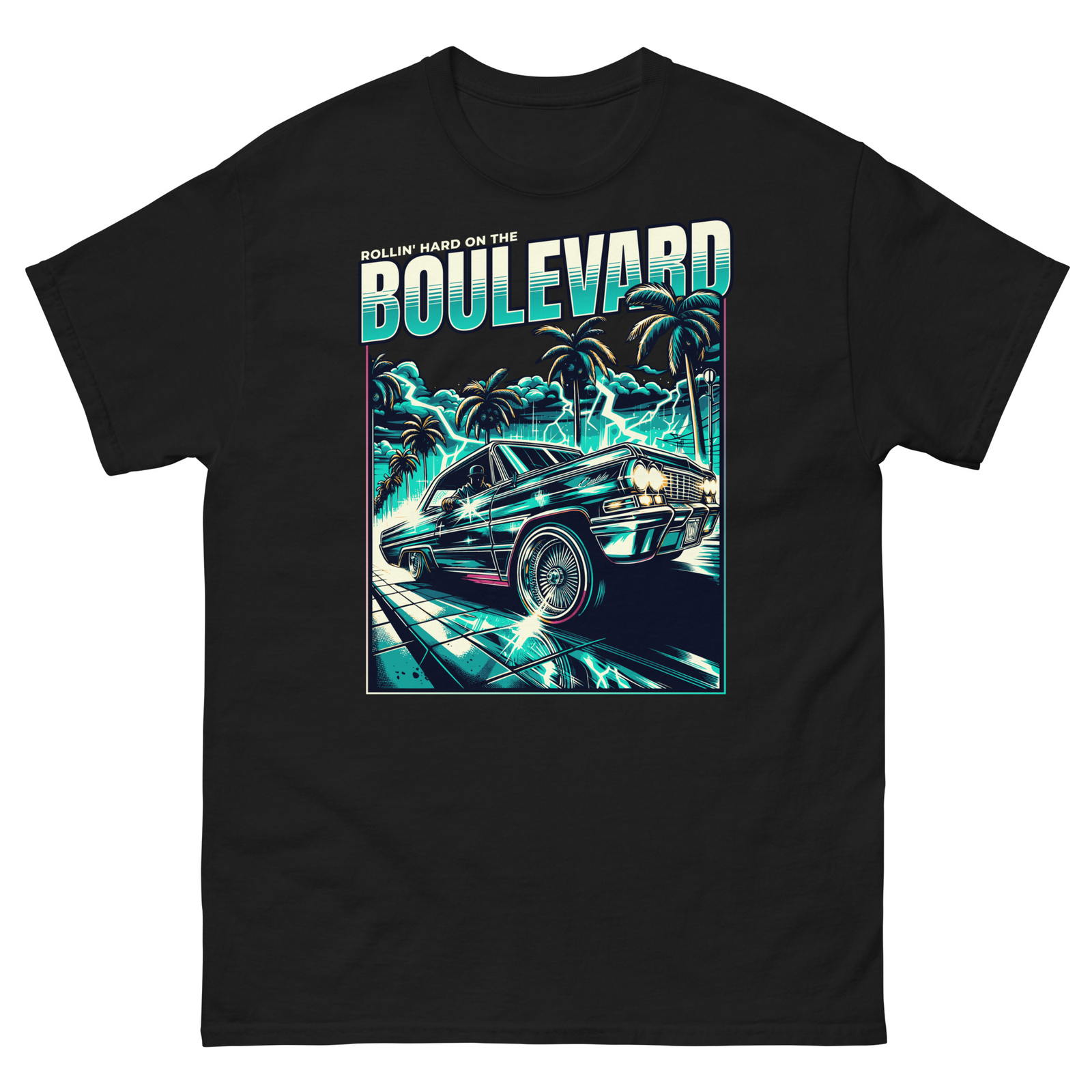 OLD SCHOOL LOWRIDER OLD SCHOOL CHOLO CHOLA LOWRIDER 90s Unisex classic tee