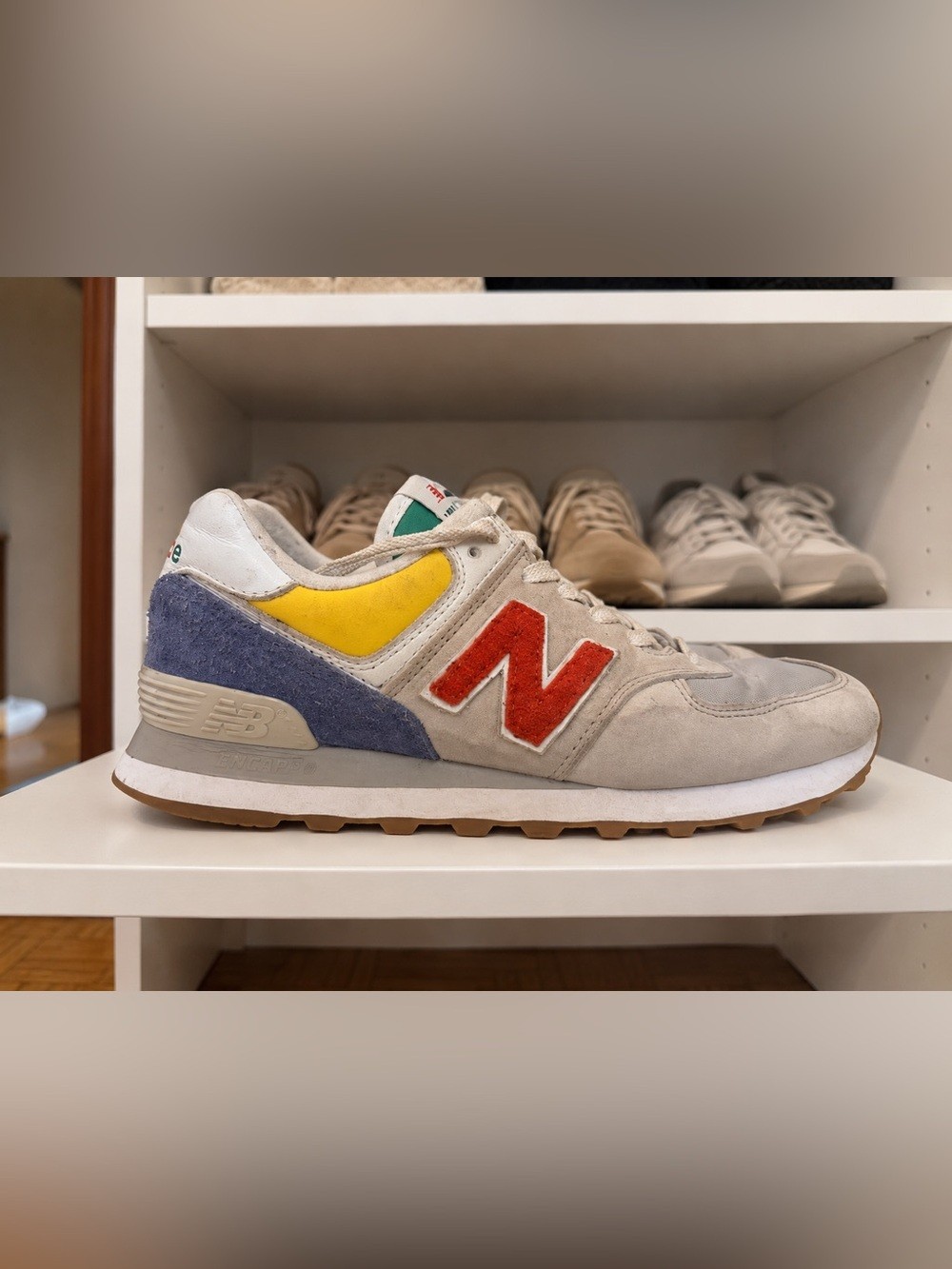 New Balance x STAUD 574 Sneakers Women’s 8 Colorblock Retro Running