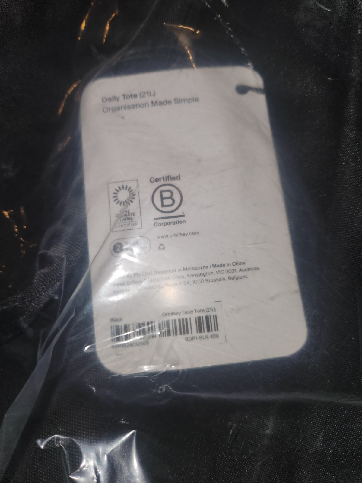 orbitkey daily tote 21l