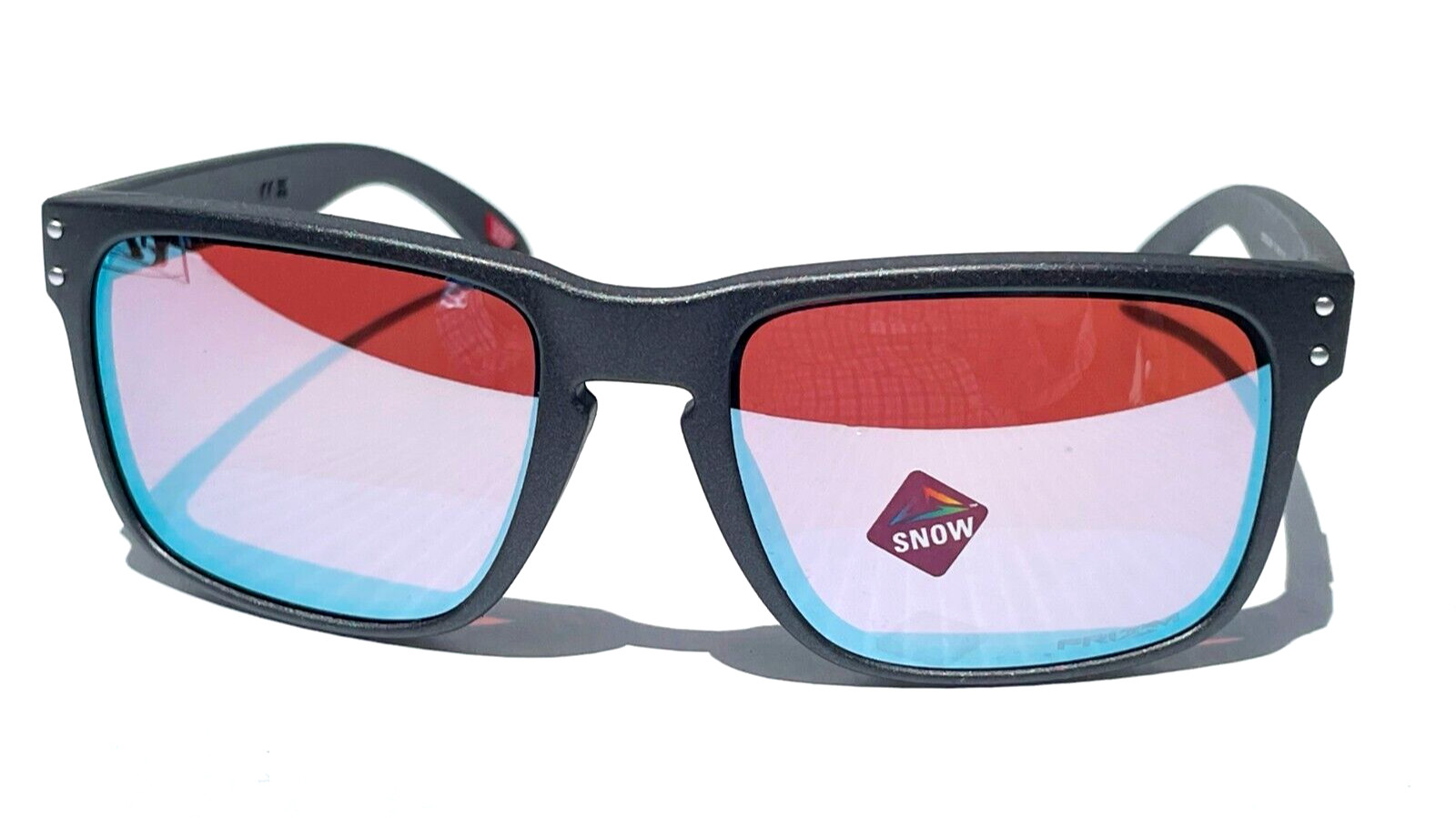 NEW Oakley HOLBROOK Steel Grey PRIZM Snow Sapphire Lens Sunglass 9102-U5