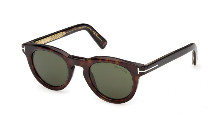 Tom Ford Icon FT1325 52N Dark Havana/Green 47mm Men’s Sunglasses