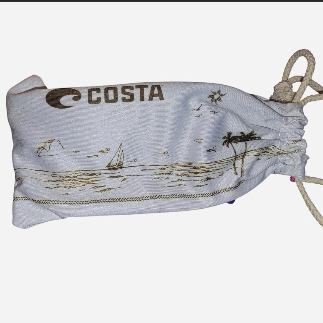 Costa Aransas Polarized Mirrored UV400 Sunglasses Black/Blue