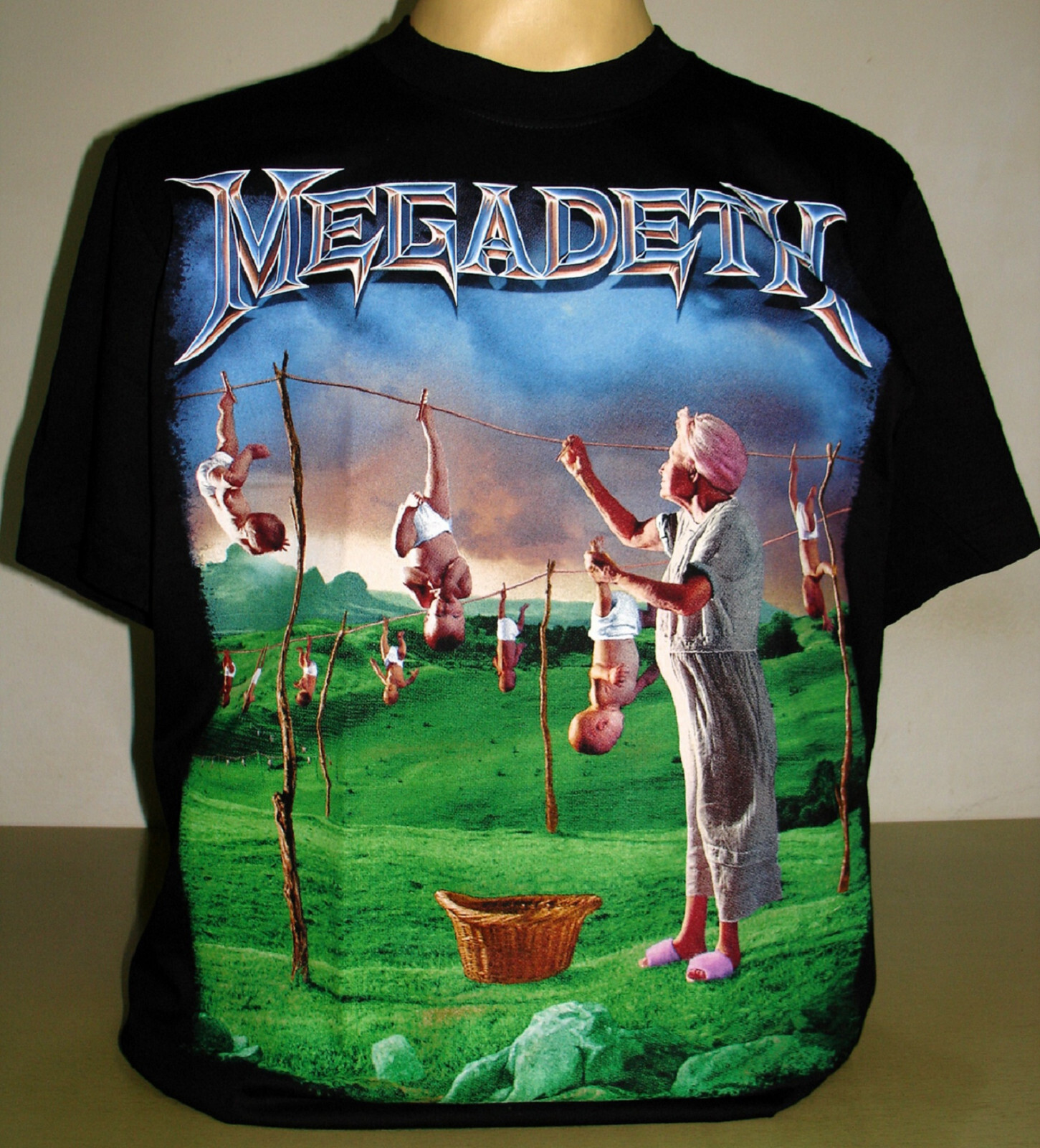 Megadeth Youthanasia T-Shirt Size S M L XL 2XL 3XL Thrash Metal Band XXL XXXL