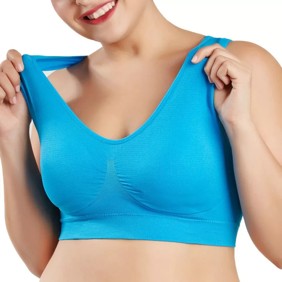3Pack Wireless Underwear Sports Bras For Women Yoga Sleep Bra Seamless Bralette