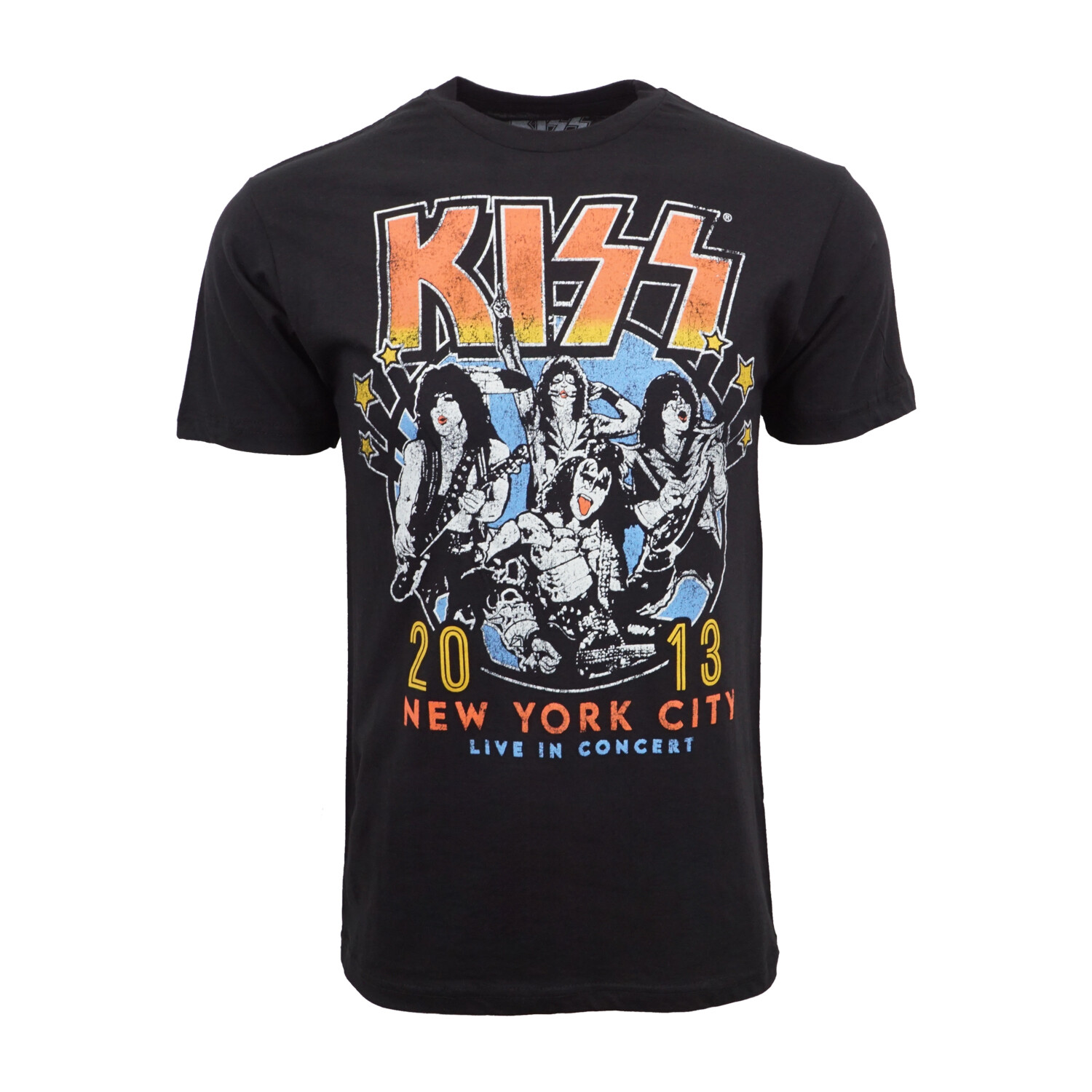 KISS NEW YORK CITY LIVE IN CONCERT T SHIRT OFFICIAL ITEM BLACK