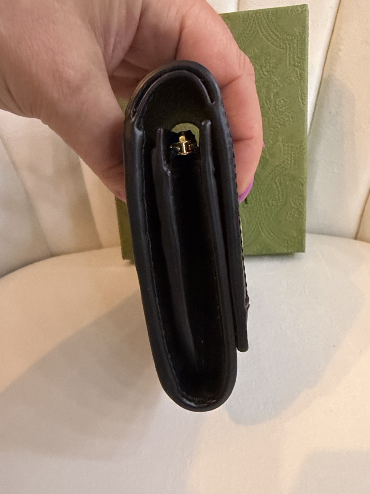 GUCCI | ✨NEW✨ GG Ophidia Web Bifold Wallet in Black