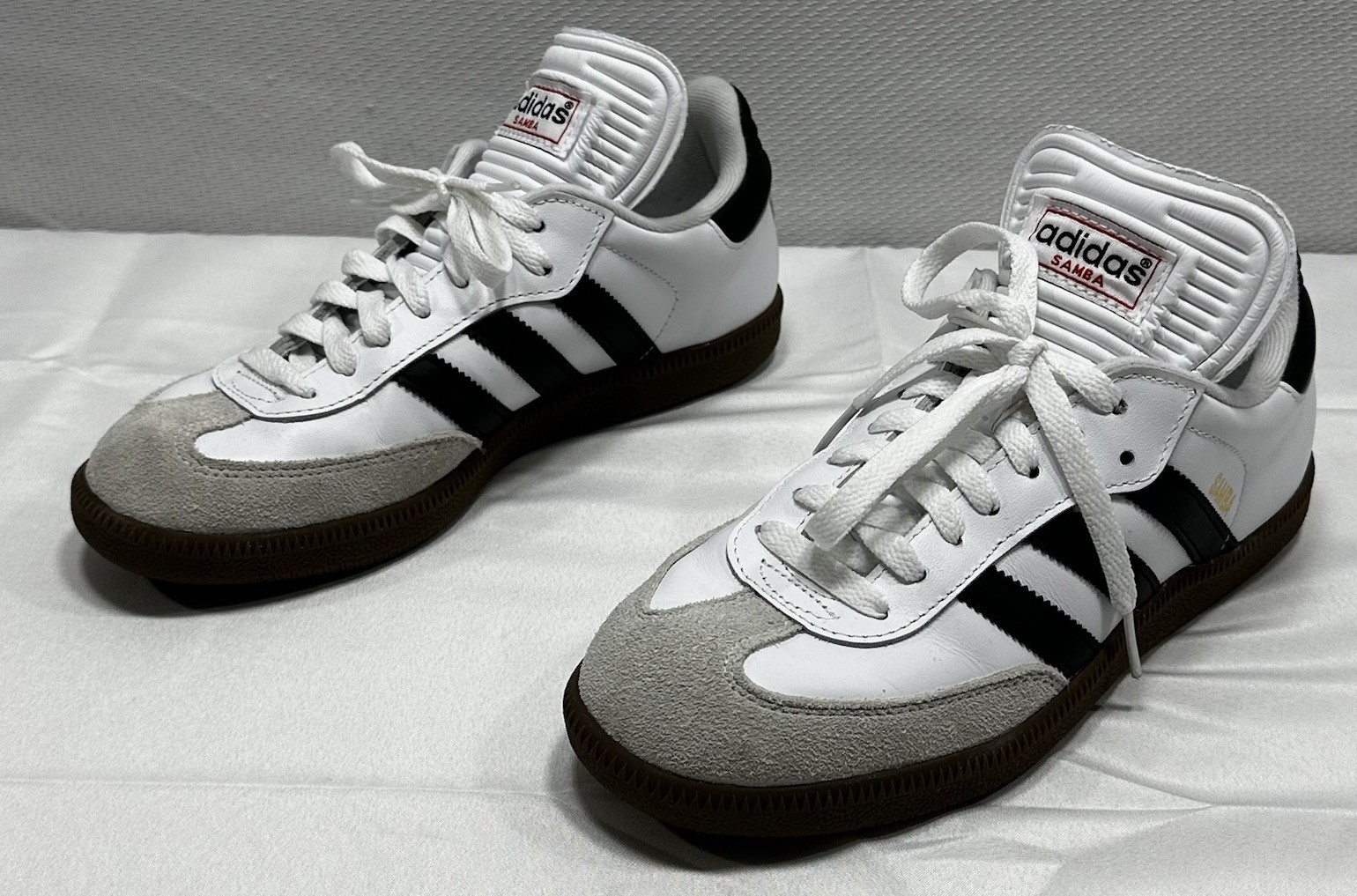 Adidas Mens Samba Classic 772109 White Casual Shoes Sneakers US Size 6.5