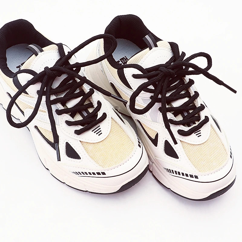 New Round Shoelaces Double Spherical Cross Woven Durable Sports Shoe Laces Outdo