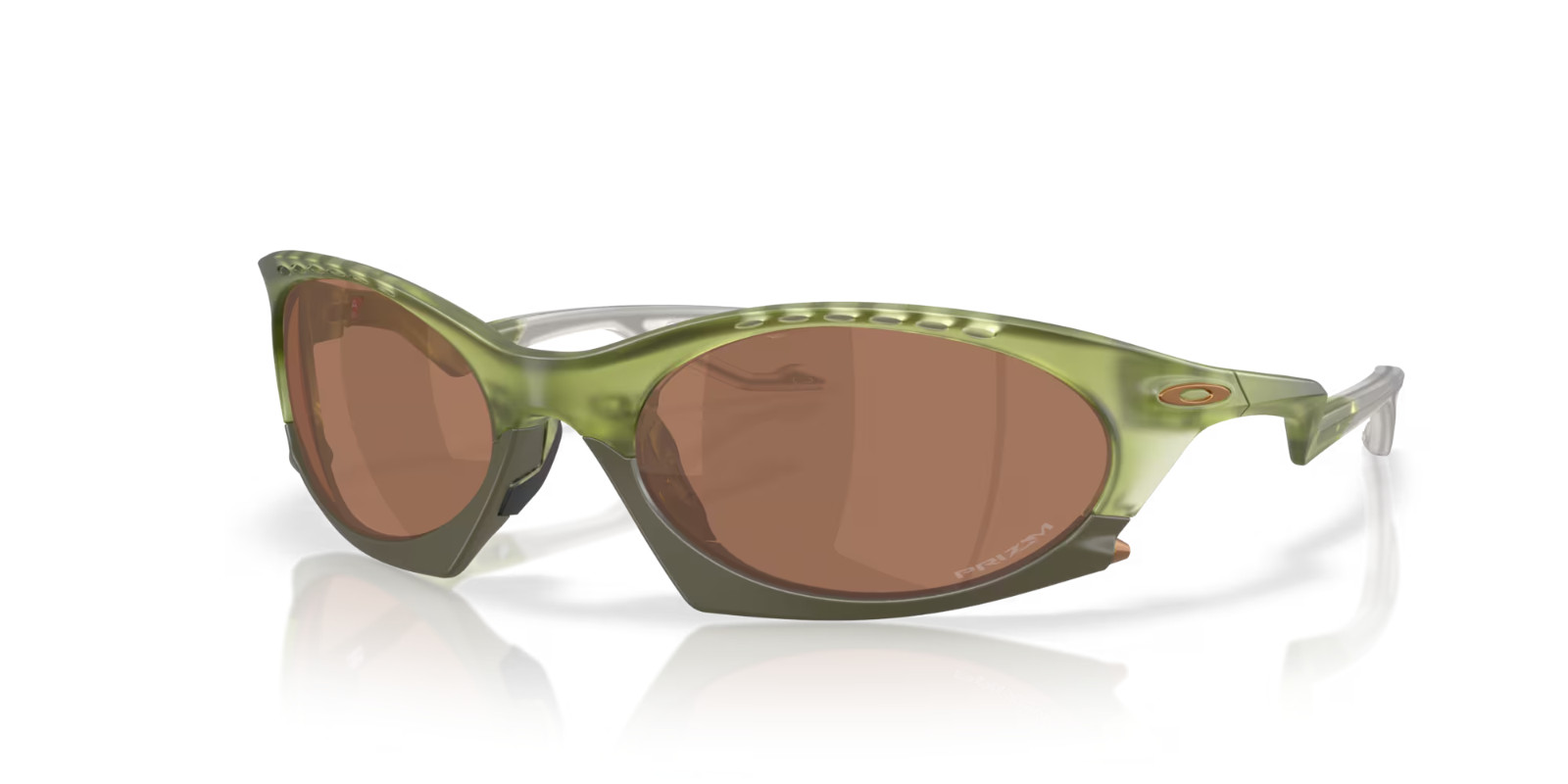 Oakley PLANTARIS Sunglasses OO9437-0363 Matte Transparent Fern W/ PRIZM Tungsten