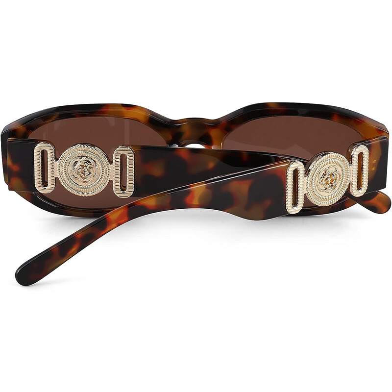 Irregular Rectangle Sunglasses Women Ladies 90’s Trendy Design Small Sun Glasses