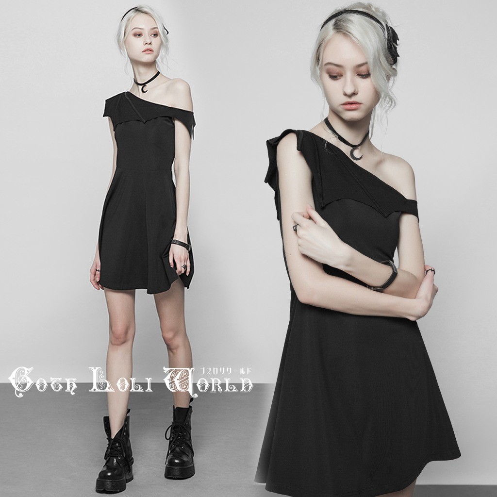 Punk Rave Dark Series Bas Strapless Dress OPQ-334
