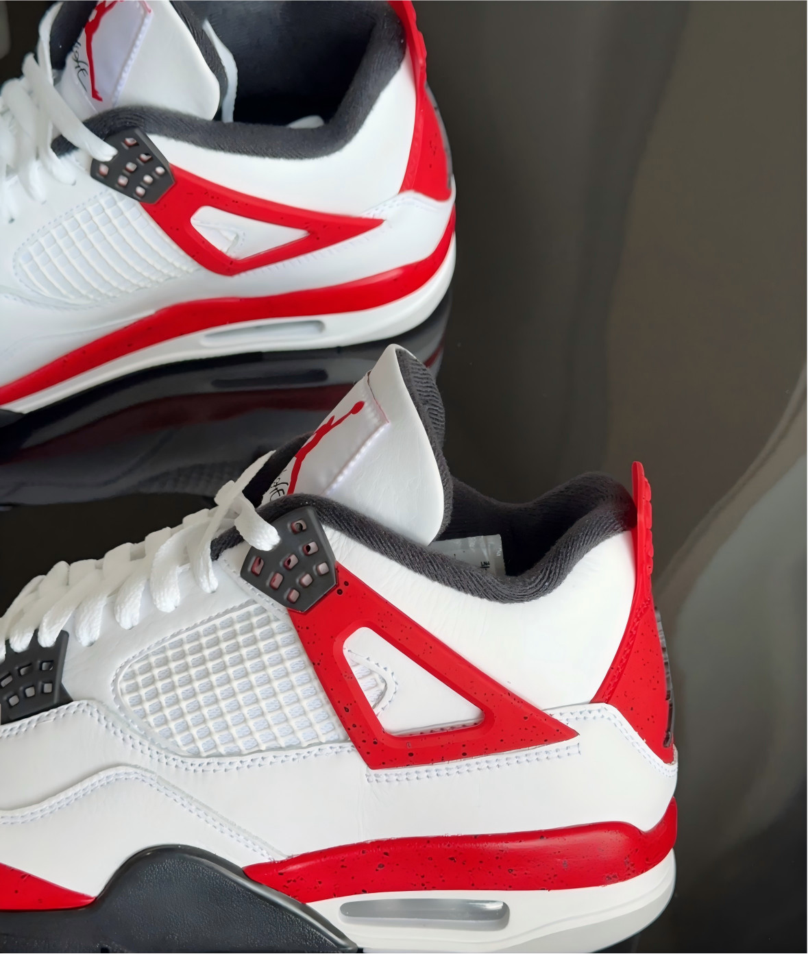 Jordan Air Jordan 4 «Red Cement» Men’s Mid Top Retro Basketball Shoes