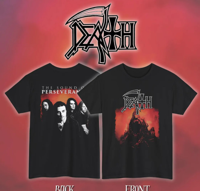 Death – The Sound Of Perseverance | Gildan Heavy Cotton Tee | Size- S, M, L, XL,