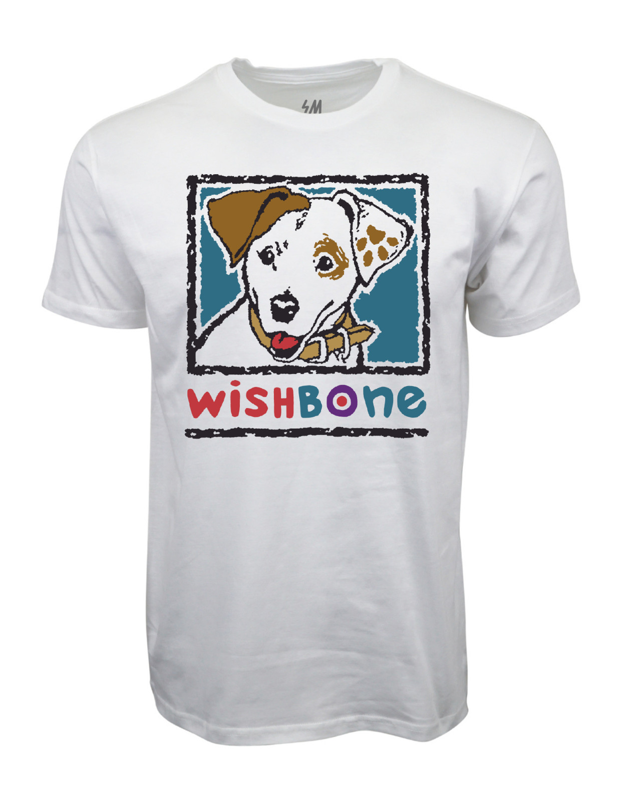 Wishbone Graphic T shirt White
