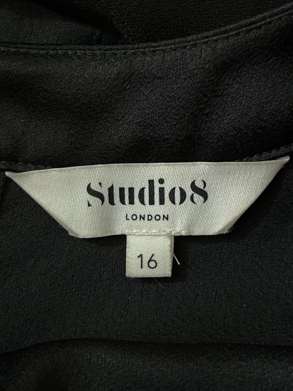 Studio Eight Black Tunic Dress Size 16 Formal Business Occasion Capsule LBD
