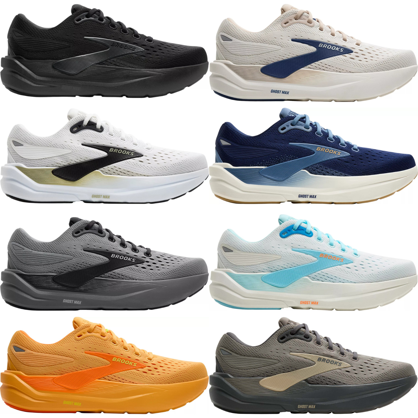 Brooks Ghost Max 3 Men Running Shoe US Size 7-14 New Colors New in Box Athletic