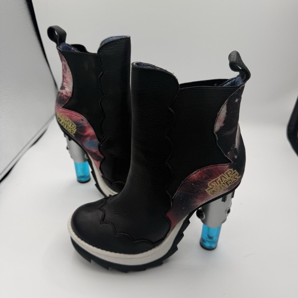 Irregular Choice Star Wars TATOOINE Women’s Black Platform Ankle Boots us 7 EU38