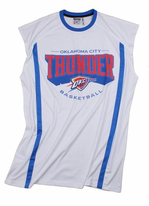 Zipway NBA Men’s Big & Tall Oklahoma City Thunder Sleeveless Shooting Shirt