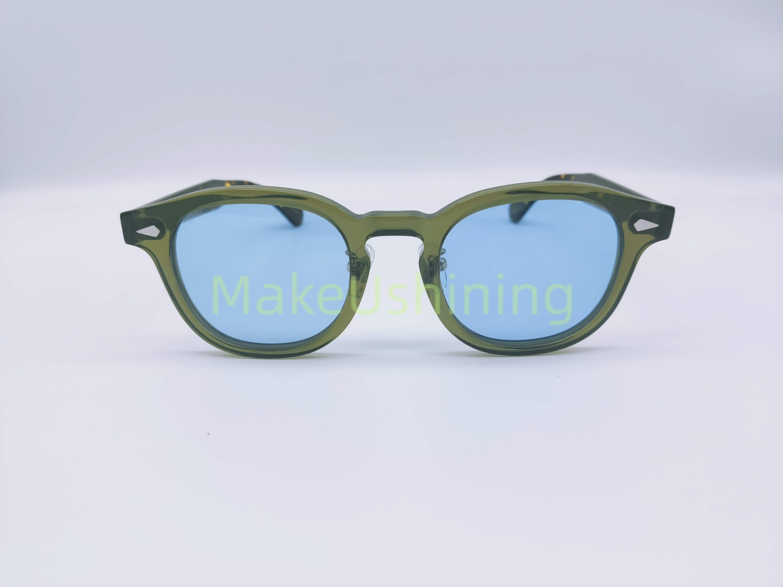 MOSCOT LEMTOSH W/ METAL NOSE PADS SUN Olive / Tortoise Frame 49-24-145