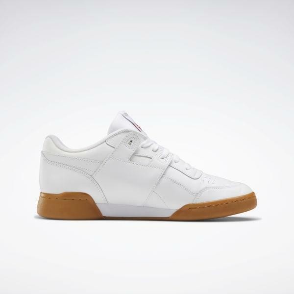 Reebok Men Workout Plus Training Sneaker CN2126 White/Carbon Size 6.5M