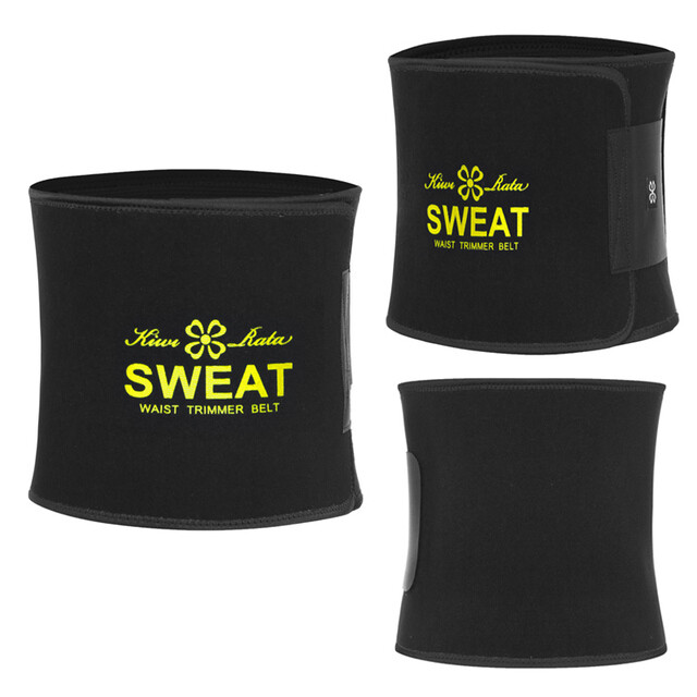 Men&Women Waist Trimmer Belt Burn Fat Sweat Body Shaper Weight Loss Girdle Gym
