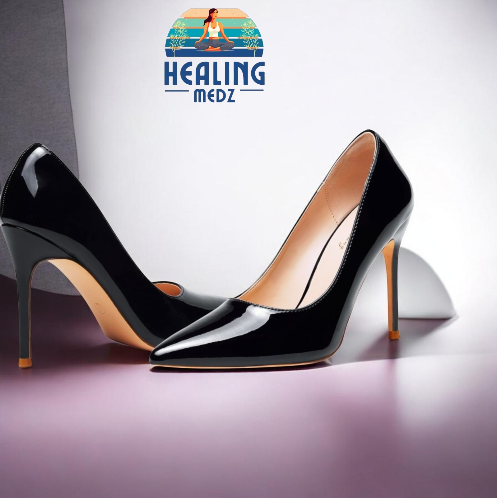WOMEN’S HIGH HEELS PUMPS CLOSED POINTED TOE STILETTO 4inch HEELS CLASSIC OFFICE