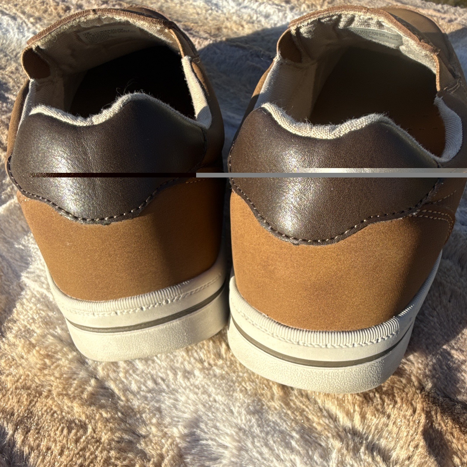 IZOD «Barlow» Ne Memory Foam Brown Synthetic Slip-On Loafers Men’s 10M