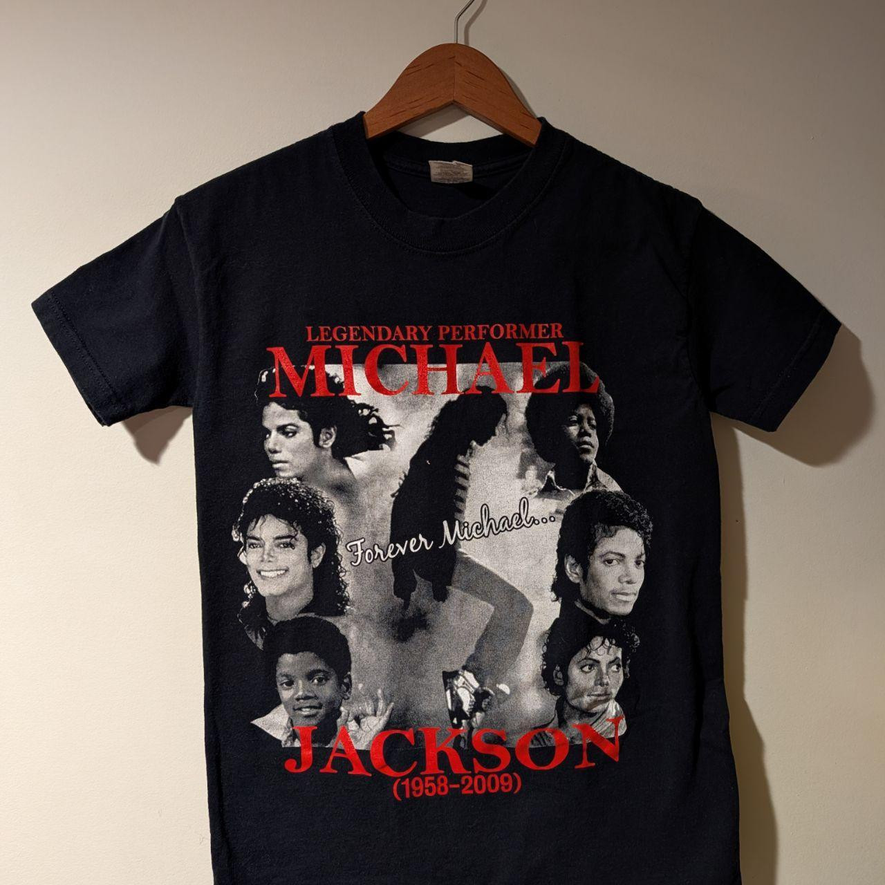 Vintage Jerzees Men’s Michael Jackson Memorial T-Shirt Retro Collectible Tee