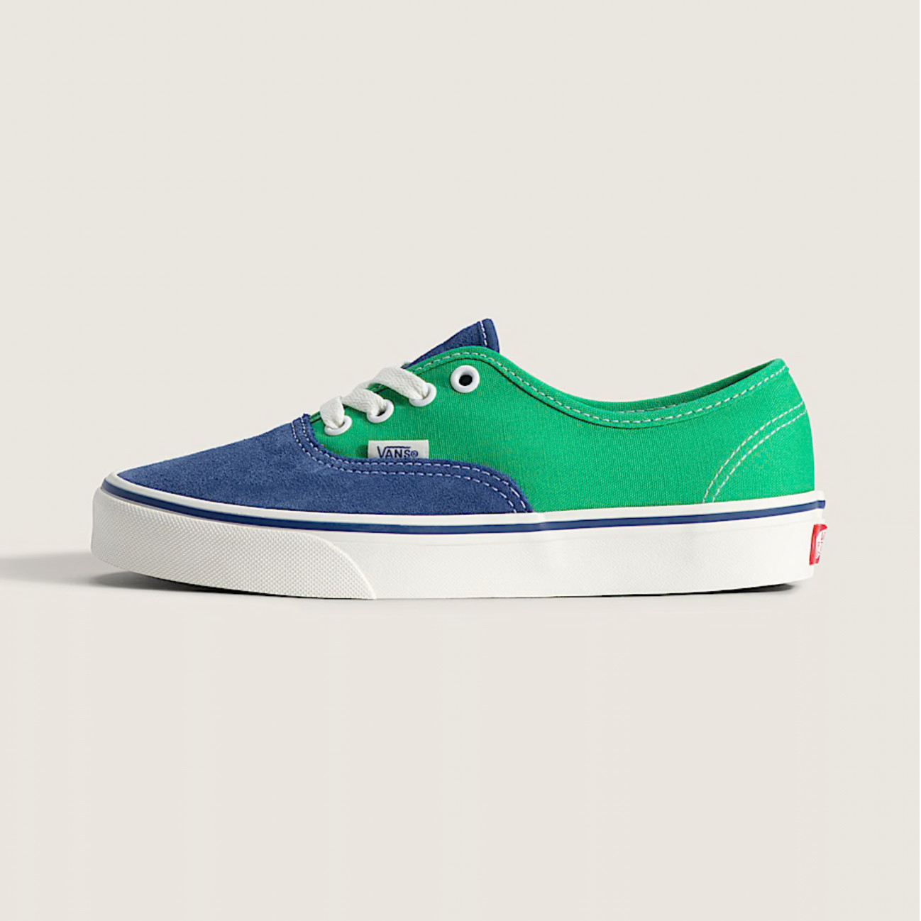 VANS Authentic Primary Racing Navy Green Unisex Mens Size US Shoes VN000EHHNVY
