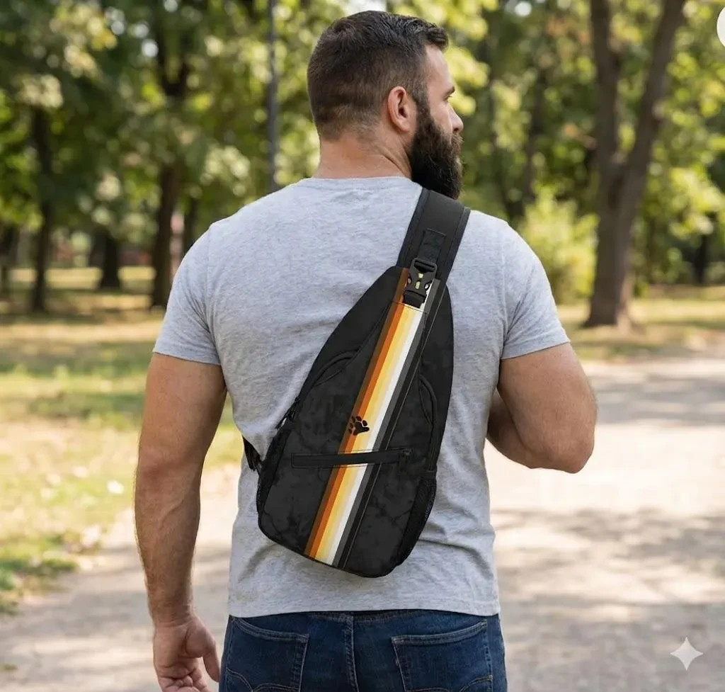 Gay Bear Pride Sling Bag
