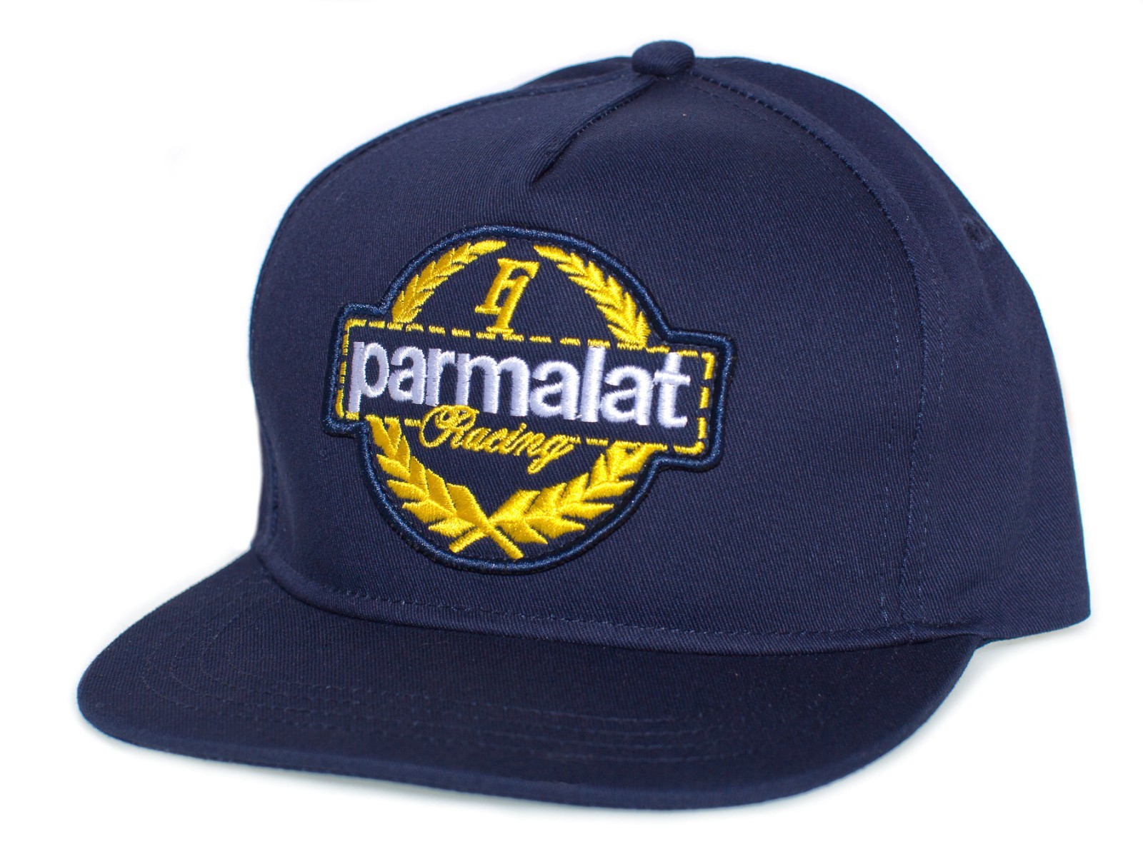 Parmalat Hat F1 Racing Car Team Niki Lauda Embroidered Cap Flat Navy