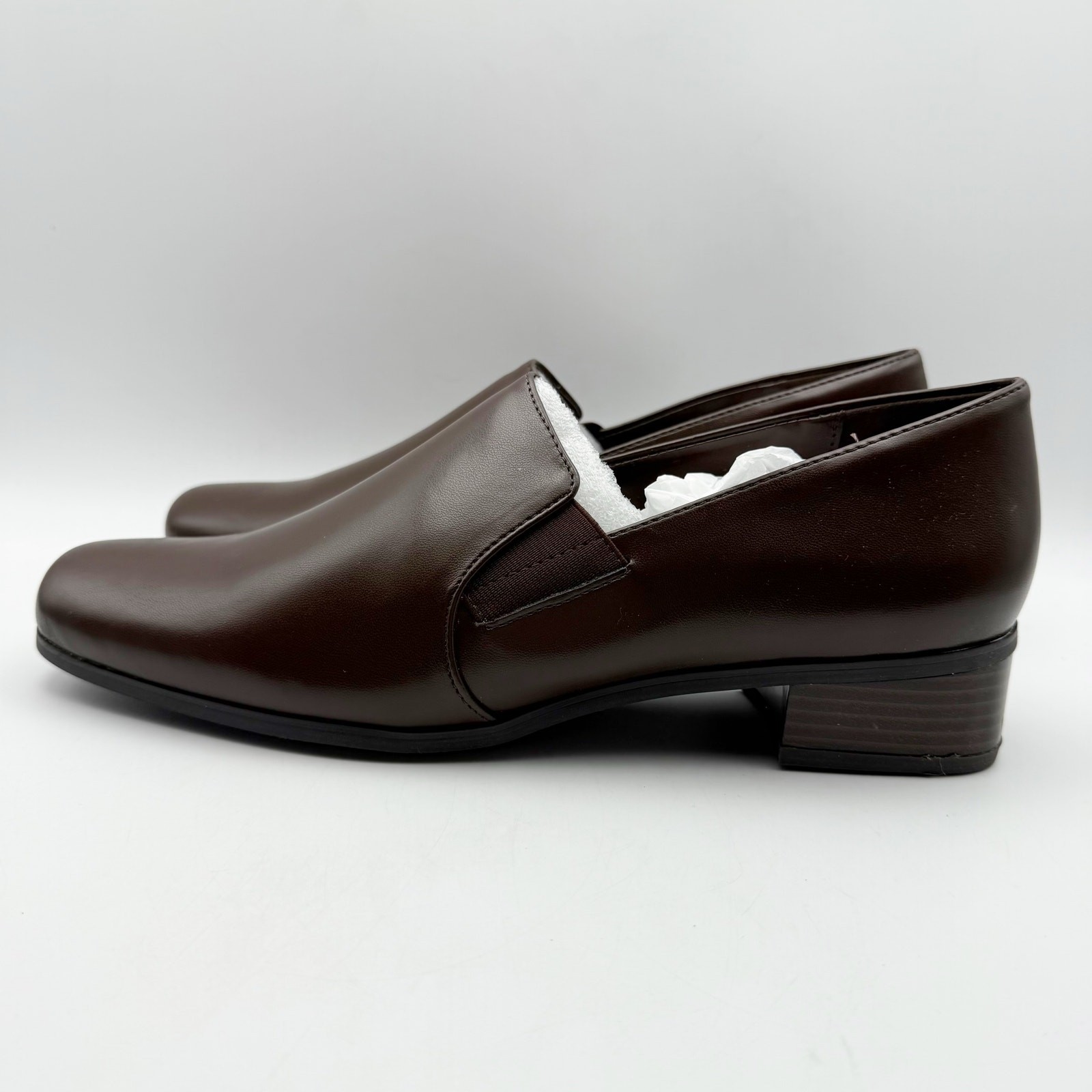 TROTTERS Womens Ash Slip-On Loafers US 11.5 NARROW EU 42.5 Brown NIB