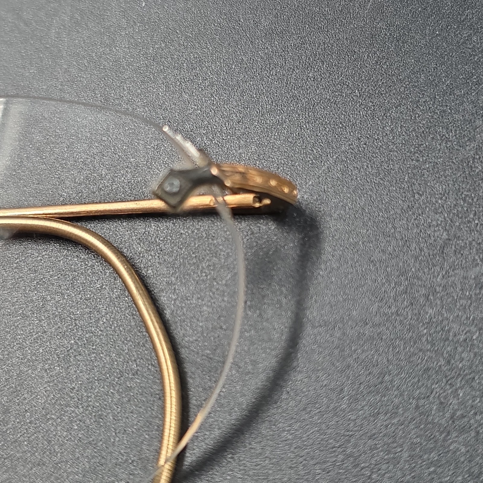 Vintage Frames AO American Optical 1/10 12K GF Gold Filled Rimless Eyeglasses