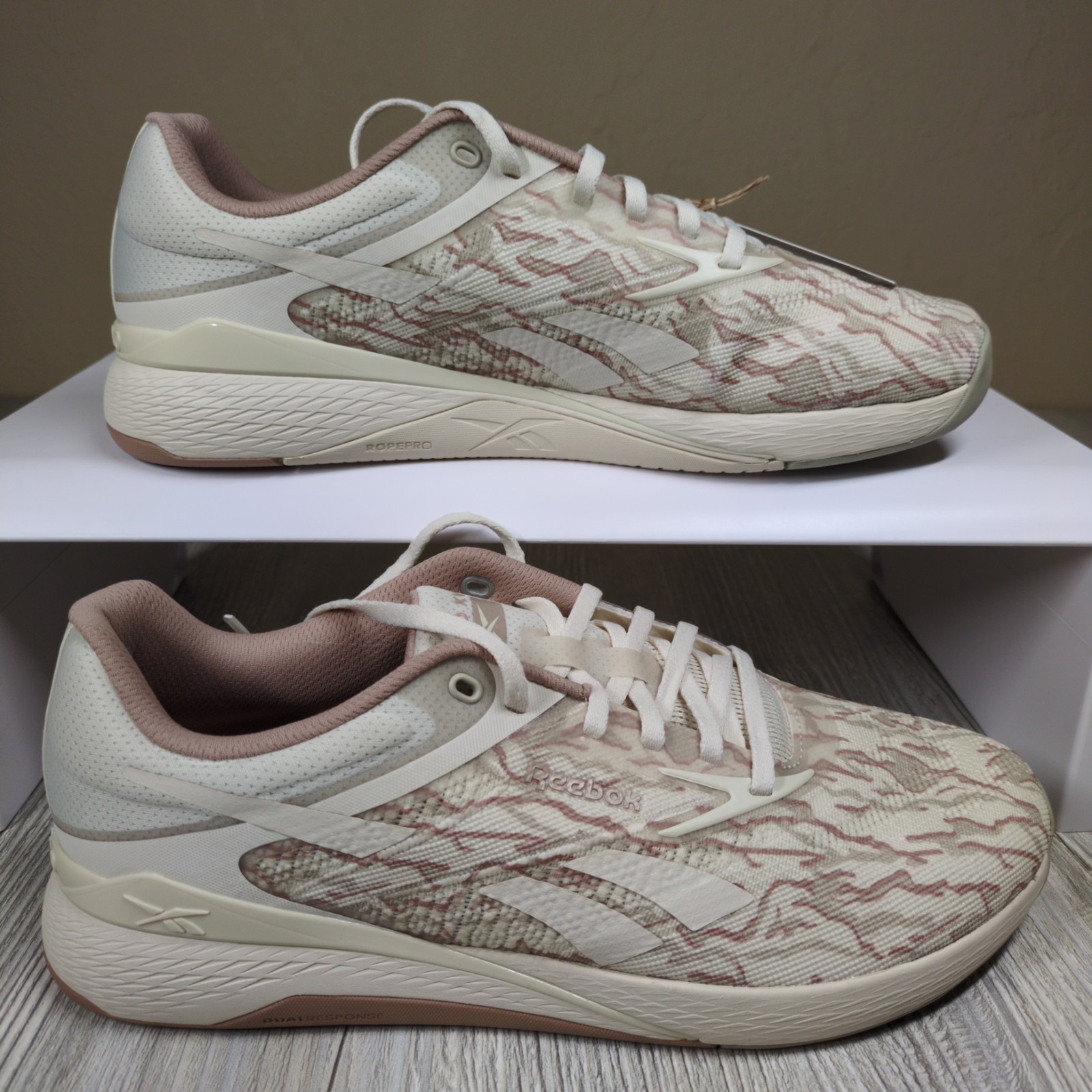 Reebok Nano X5 Training Shoes Sand Tan Camo Mens Sizes 8-12 New