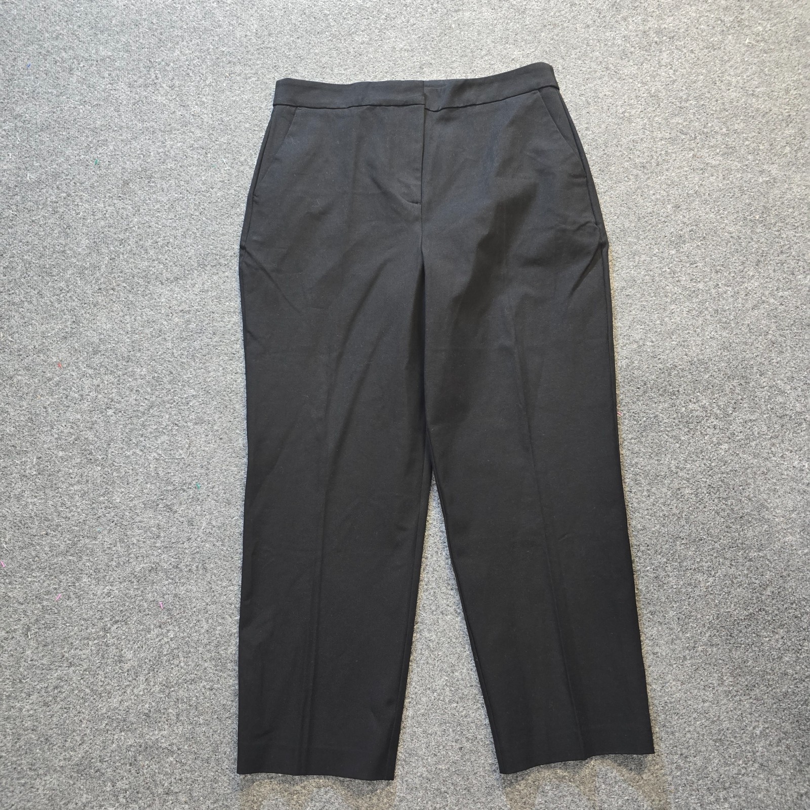 Boden Pants Womens Size 12 Black Chino Pocket High Rise Capsule Career Casual