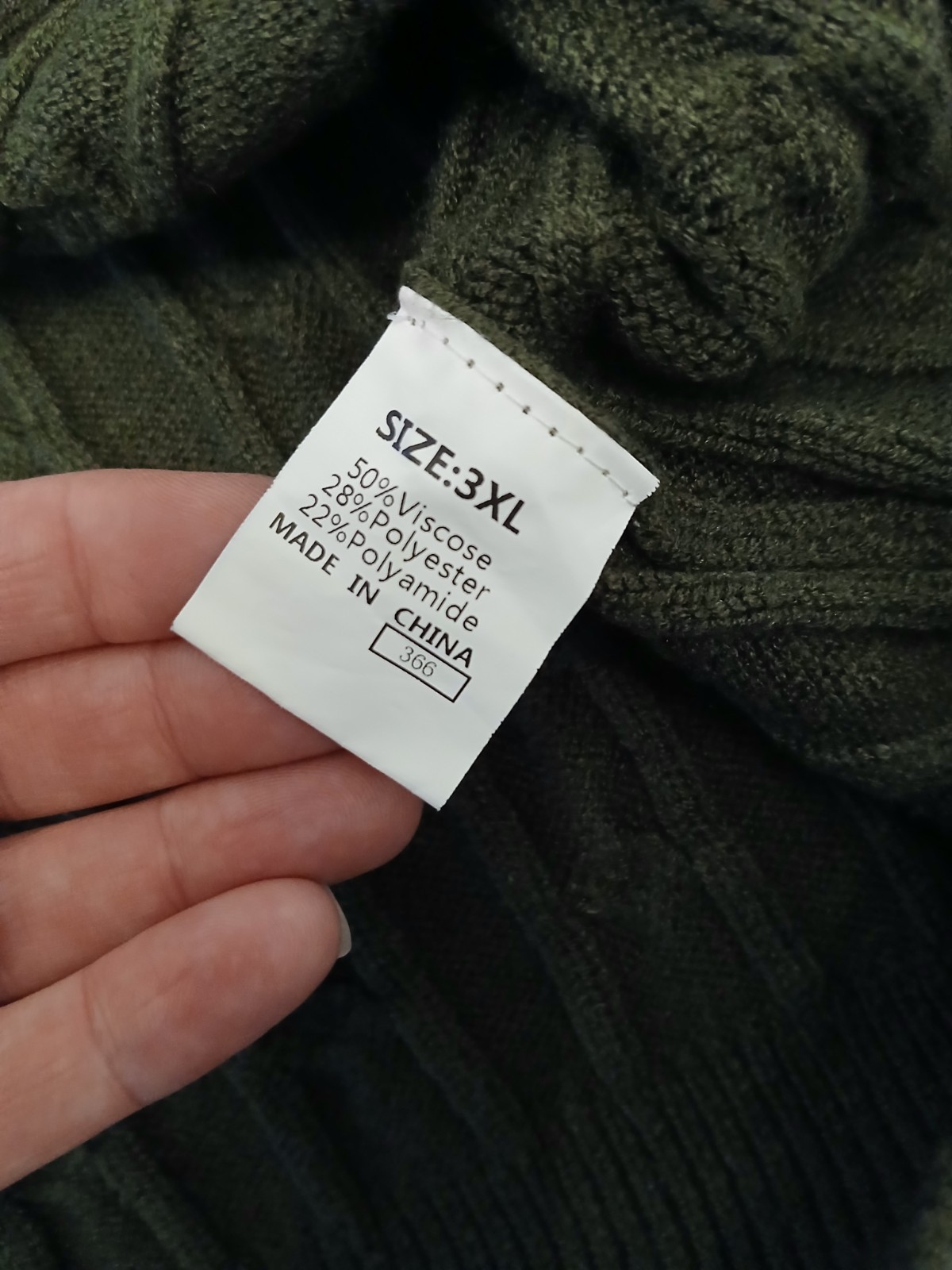 JMIERR Men’s Cable Knit Sweater Button Collar Elbow Patch 3XL Soft – Excellent!