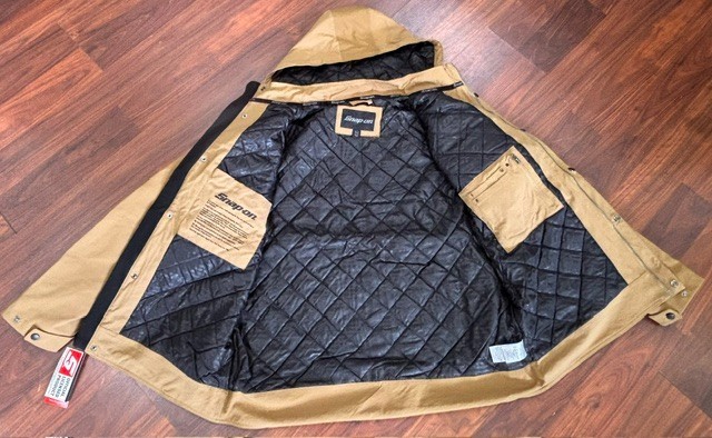 NEW! 2025 SNAP ON TOOLS RA JACKET LEGEND 105 ANNIVERSARY GOLD! Multiple Sizes!