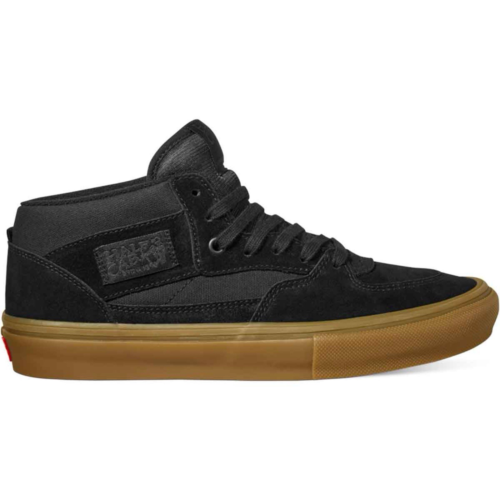 Vans Skate Half Cab Mens 13 Black Gum Suede Mid Top Sneakers 508357