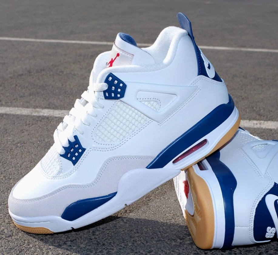 Jordan 4 Retro SB «Navy Blue» Men’s Mid Top Basketball Shoes Us Size 7-12