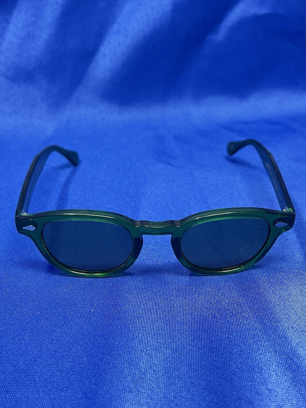 Moscot Lemtosh Emerald Green Sunglasses Polarized 46-24-145 Originals NYC