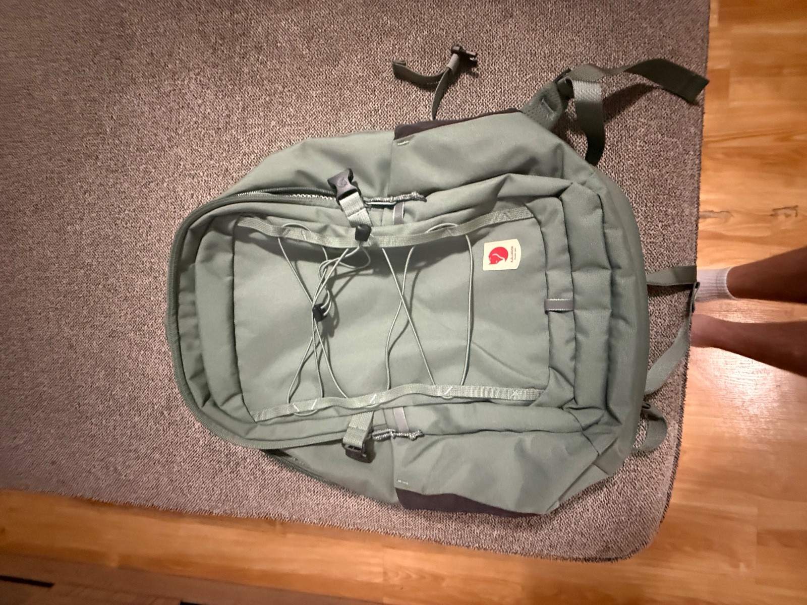 Fjallraven Large Green Backpack