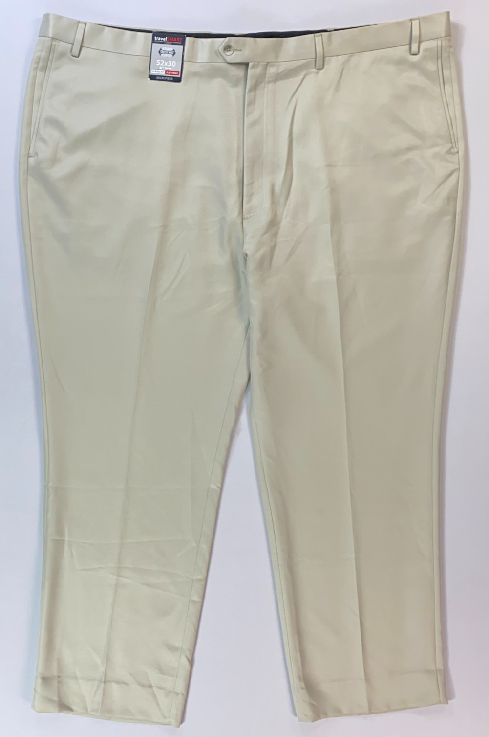 Men’s TravelSmart Roundtree & Yorke BIG MAN Flat Front Microfiber Pants