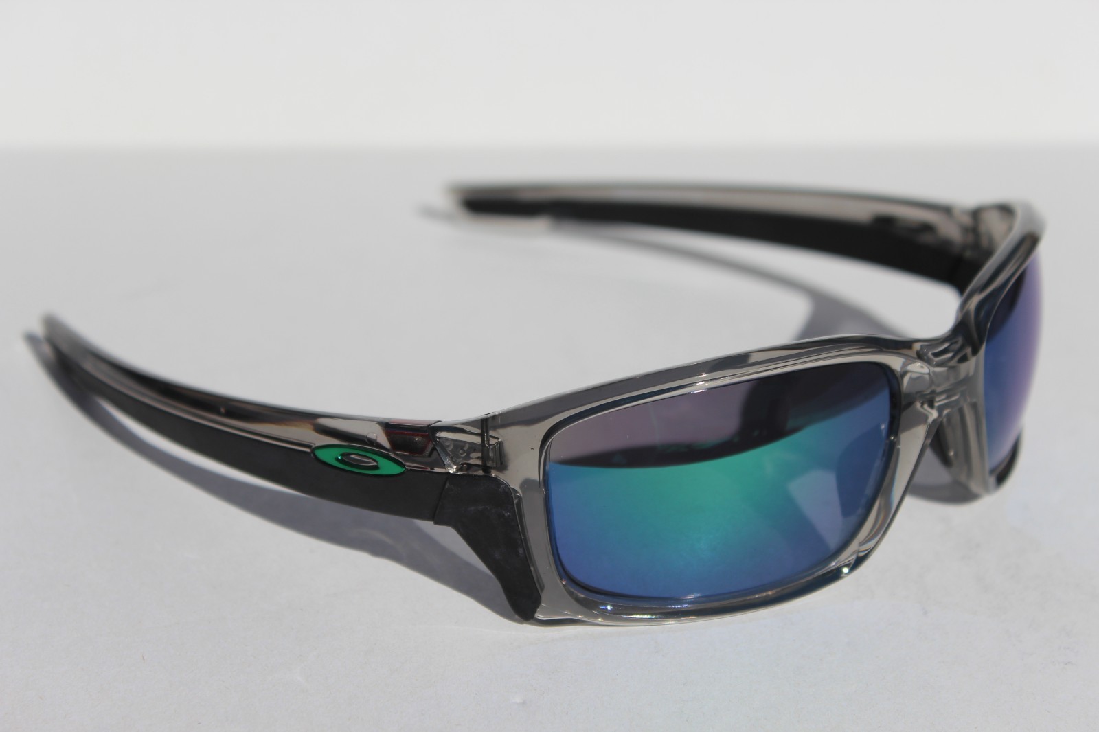 OAKLEY Straightlink Sunglasses Grey Ink/Jade Iridium OO9331-03 NEW