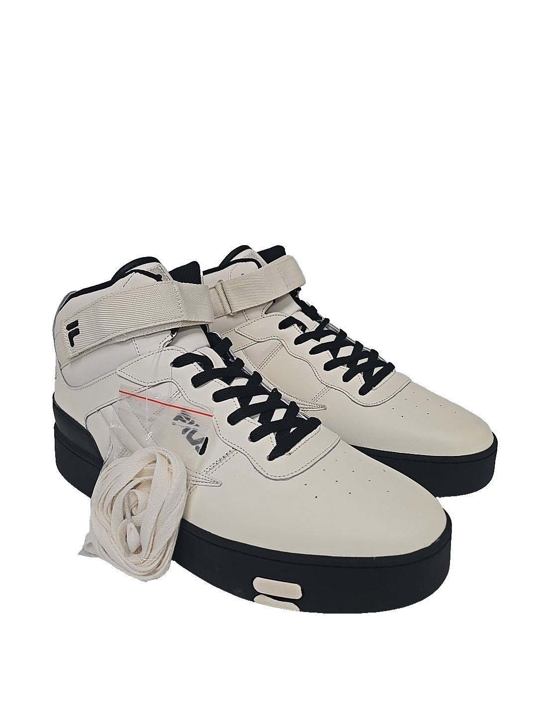 Fila V-10 Lux 1CM00881-120 Men’s Leather Lifestyle Sneakers Shoes Beige Size 15M