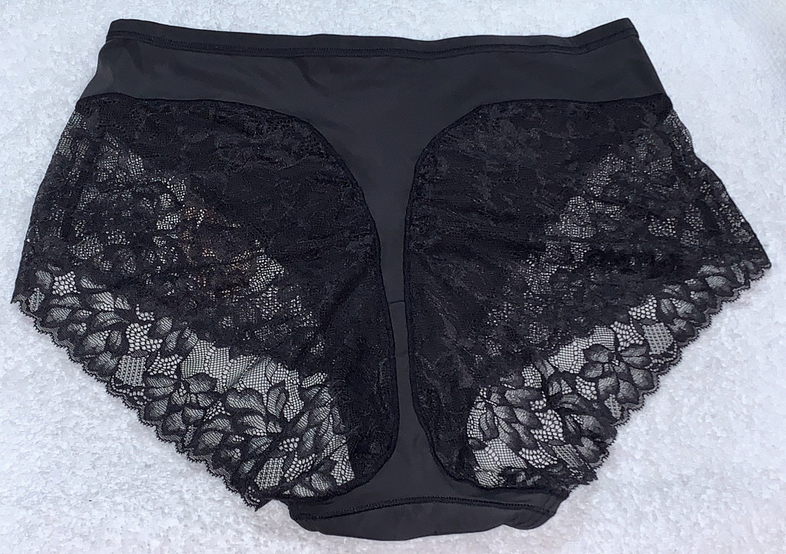 MAIDENFORM Flexees Shapes Black Firm Control Lace Brief Panty S M L XL 2XL 3XL