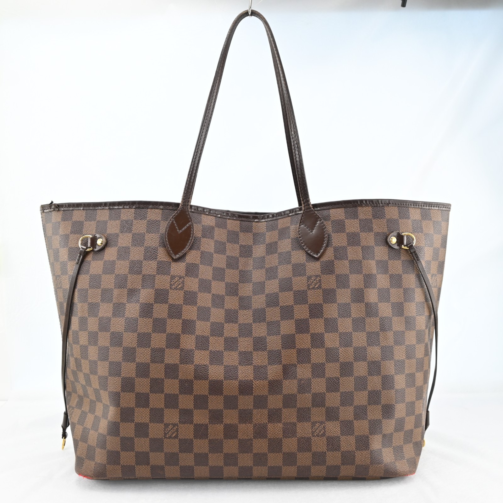 LOUIS VUITTON Damier Ebene Neverfull GM Tote Bag N51106 LV C1965YR806