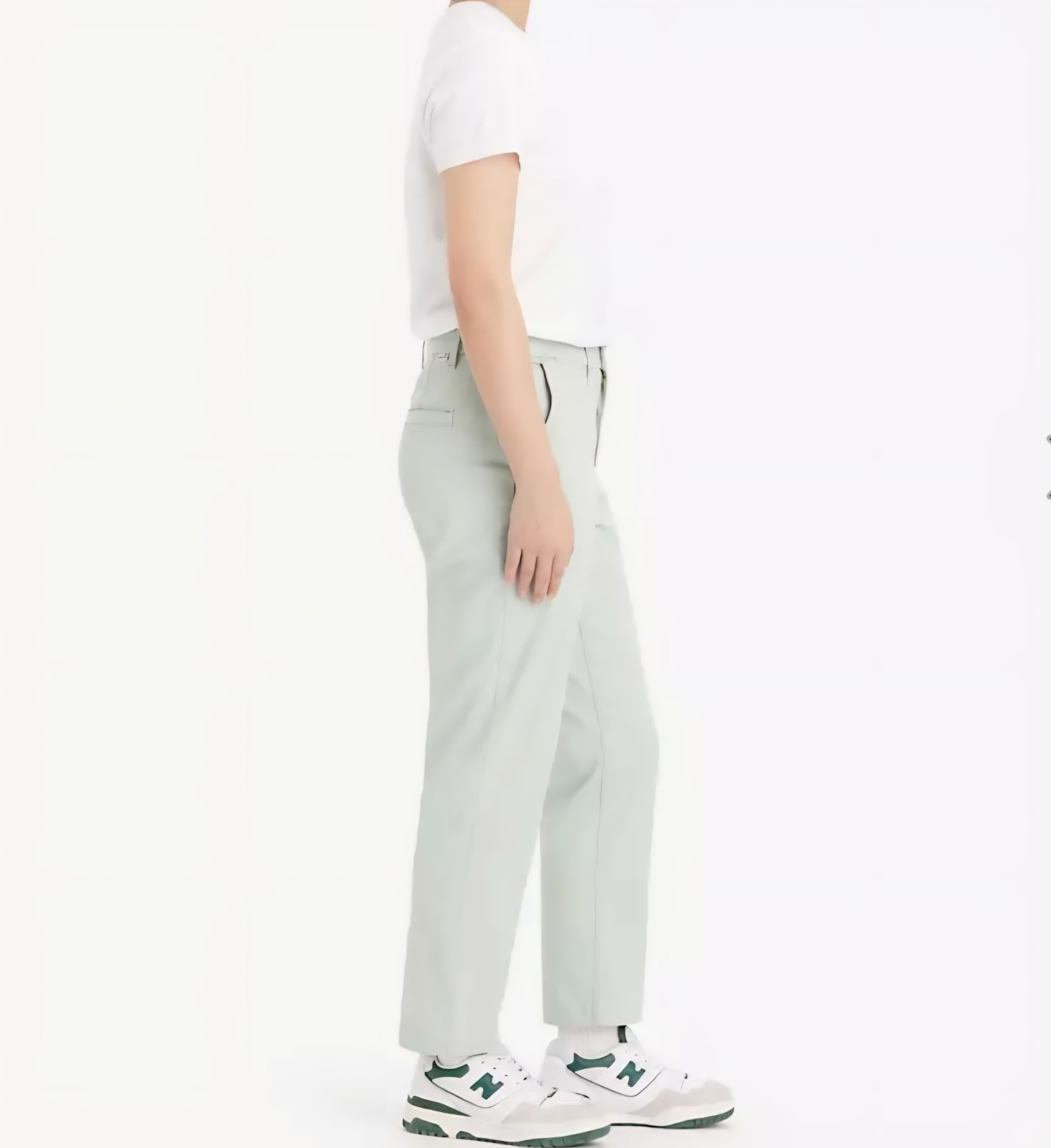 Levi’s Womens Chinos 27 In Waist Mint Green Cotton Summer Casual Zip Fly