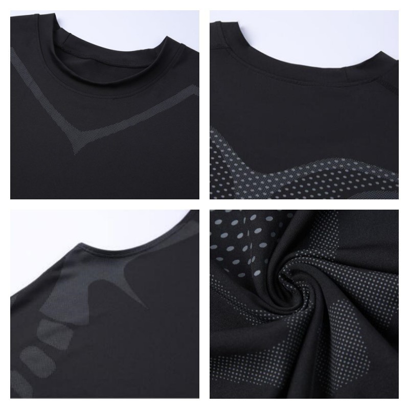 Men’s Compression Tank Top Sleeveless Gym Workout Fitness Vest Black M