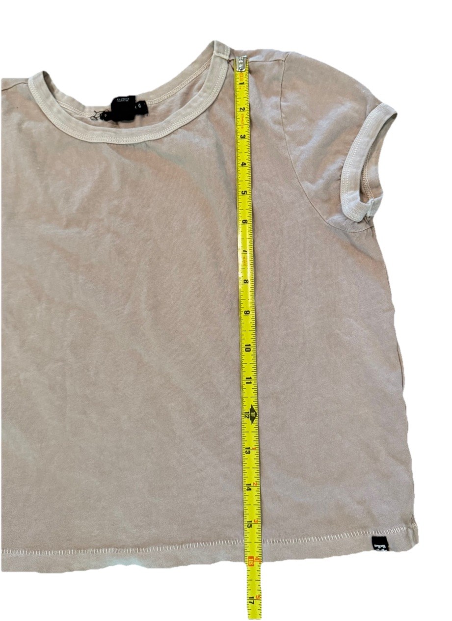 Juniors Billabong Essentials Tan Small T-shirt, Pre-owned