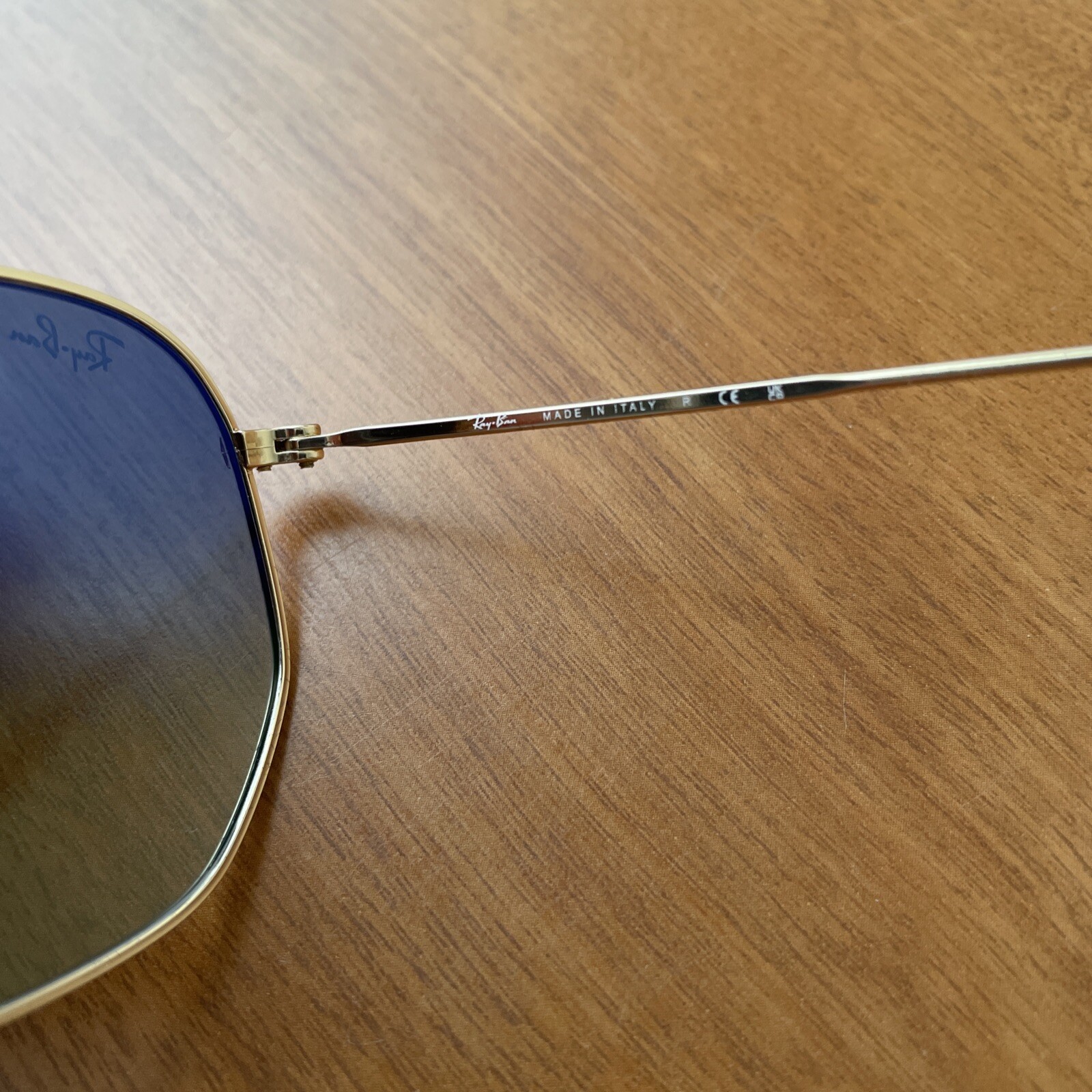 Ray-Ban RB3548N 54-21 Hexagonal Sunglasses – Gold/Silver Flash 001/3F 145 2N